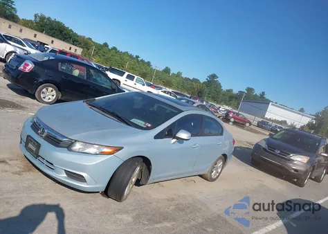 2012 Honda Civic Ex z USA, uszkodzony, nr VIN 2HGFB2F83CH530669